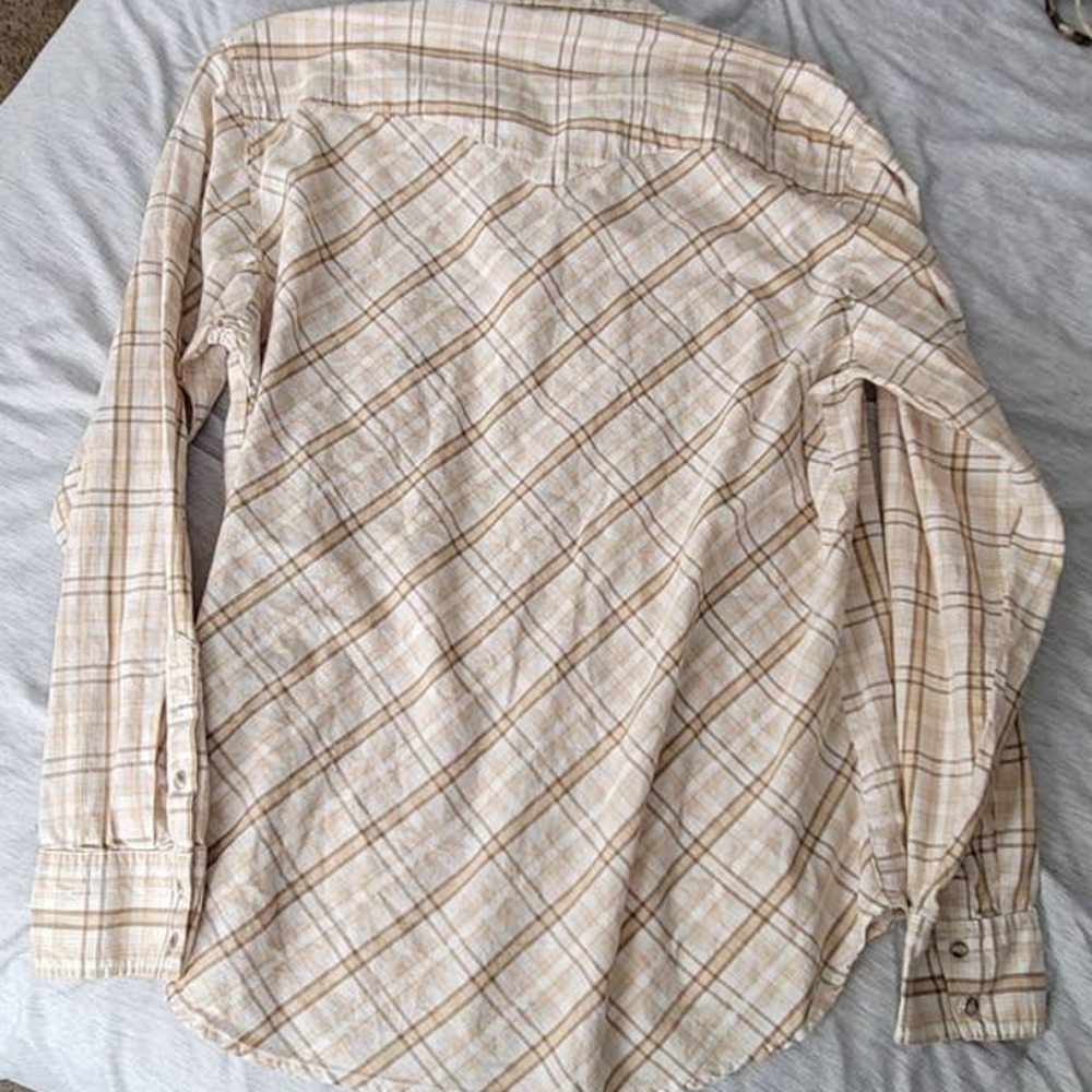 Roper Men's Western Snap Button-Down Large - Picture 2 of 5